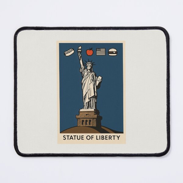 Item preview, Colossal Lady Liberty and American Food Culture Heritage Art designed and sold by SplashTastic.