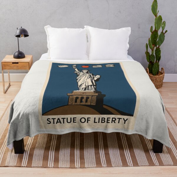 Item preview, Colossal Lady Liberty and American Food Culture Heritage Art designed and sold by SplashTastic.