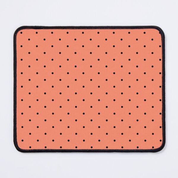Item preview, Black and coral polka dot pattern designed and sold by RishabhArts1.
