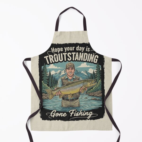 Item preview, Hope your Day is TROUTstanding Gone Fishing designed and sold by JW Best Life Ever Designs and More.