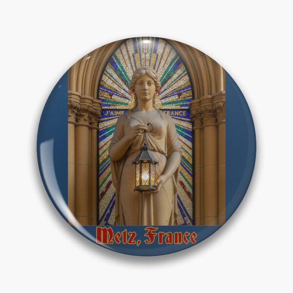 Artikelvorschau, Kathedrale von Metz, Frankreich – Gotisches Lichtmosaik im Jugendstil entworfen und verkauft von FrancophileFun.