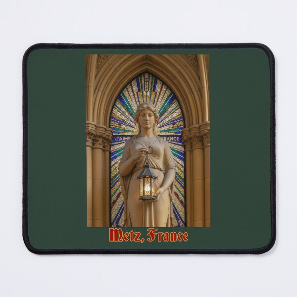 Item preview, Metz France Cathedral - Gothic Light Art Nouveau Mosaic designed and sold by FrancophileFun.