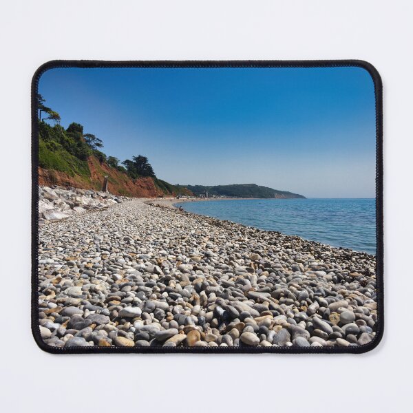Item preview, Seaton Pebbled Beach and Cliffs – Coastal Photography, East Devon Seaside Landscape designed and sold by leonwoods.