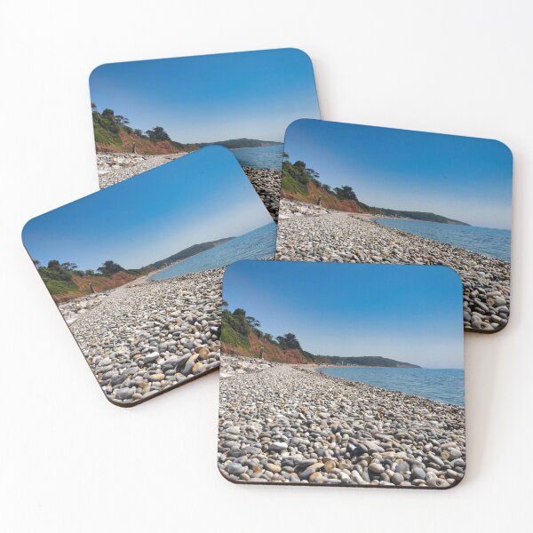 Item preview, Seaton Pebbled Beach and Cliffs – Coastal Photography, East Devon Seaside Landscape designed and sold by leonwoods.