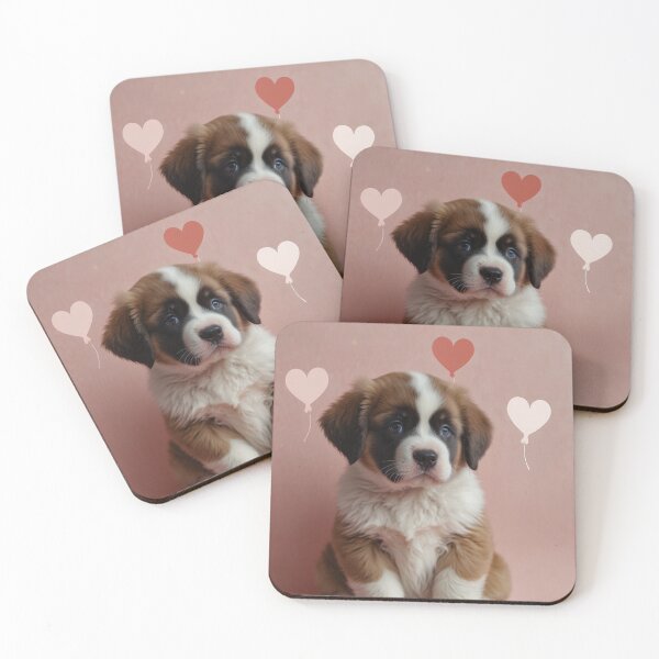Item preview, Valentine Day Cute St Bernard designed and sold by NeatThingLover.