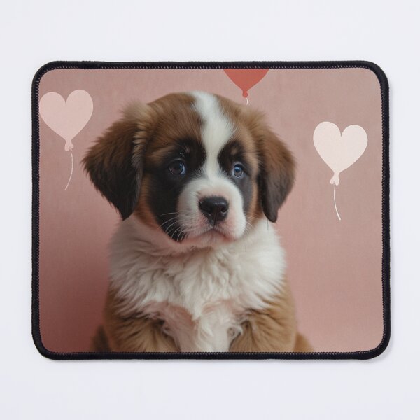 Item preview, Valentine Day Cute St Bernard designed and sold by NeatThingLover.