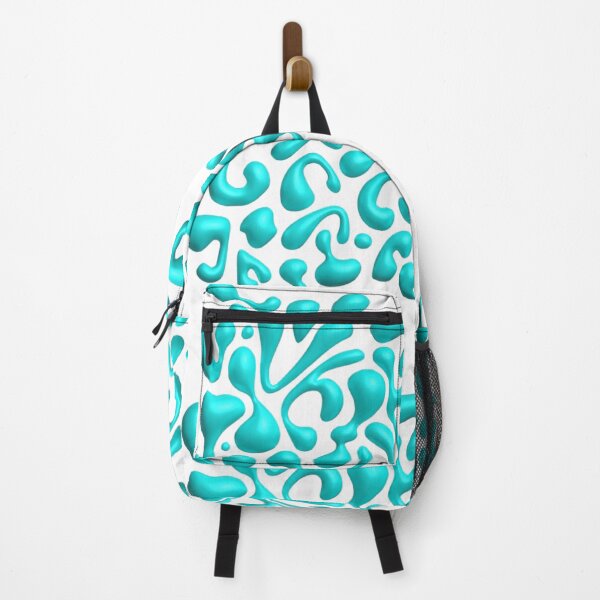 Item preview, Melted Alphabet Soup - cyan shine designed and sold by potlop.