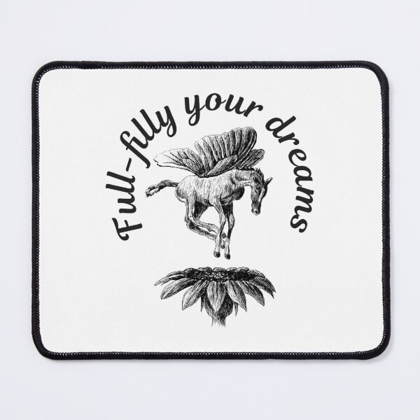 Item preview, Full-filly Your Dreams Cute Winged Horse Illustration designed and sold by ArtbyMih.