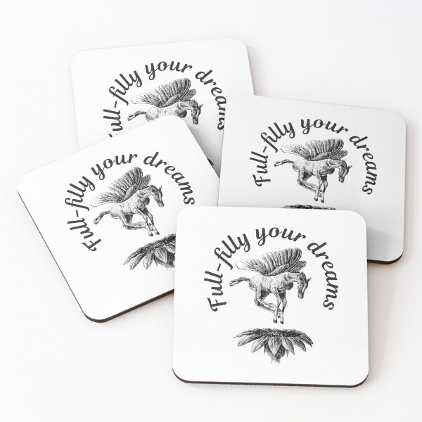 Item preview, Full-filly Your Dreams Cute Winged Horse Illustration designed and sold by ArtbyMih.