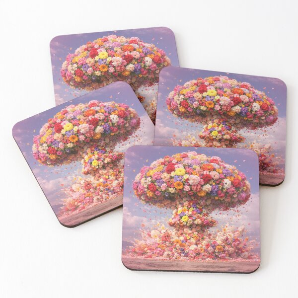 Item preview, Flower Bomb Nuclear Explosion Design designed and sold by HATXR.