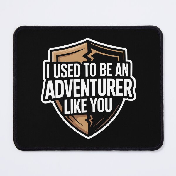 Item preview, Retired Adventurer Fantasy Shield Badge designed and sold by SaritaVerseArt.