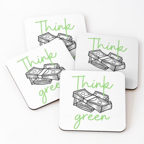 Item preview, Think green, Live Green, Money designed and sold by DesignArtLV.