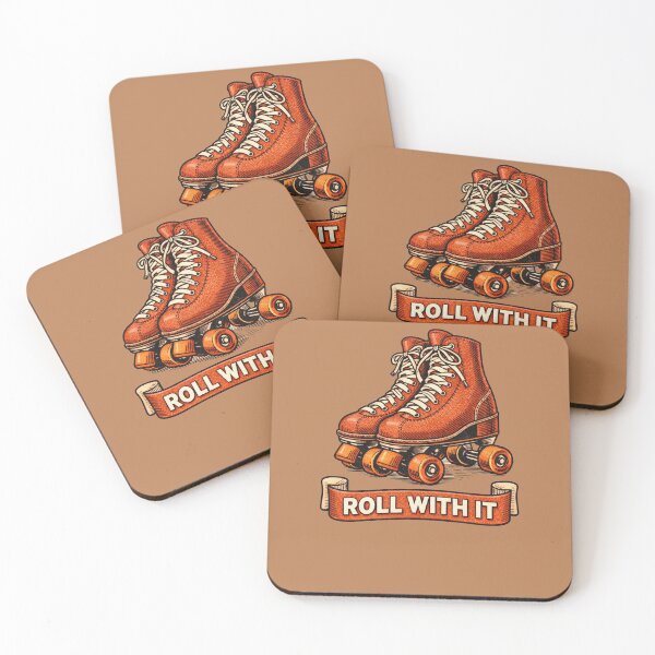Item preview, Roll with it Roller Skates designed and sold by FrictionMaxxing.