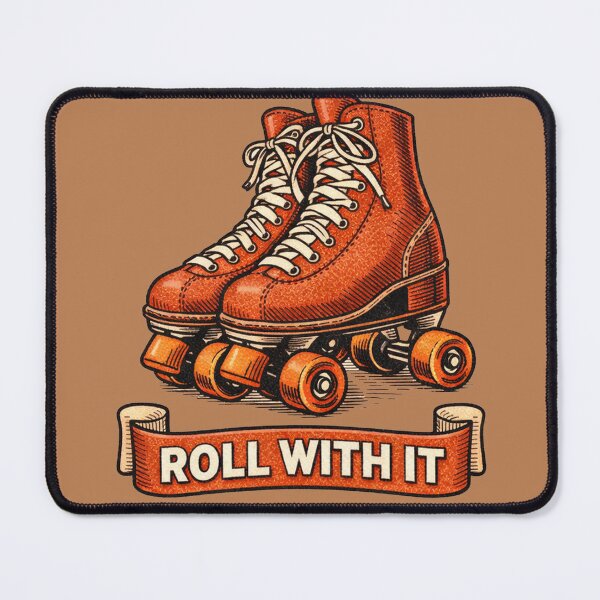 Item preview, Roll with it Roller Skates designed and sold by FrictionMaxxing.