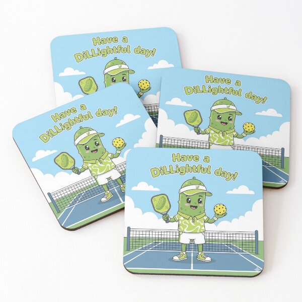 Item preview, Pickleball sending good vibes Have a DILLightful Day designed and sold by WinnifredH.