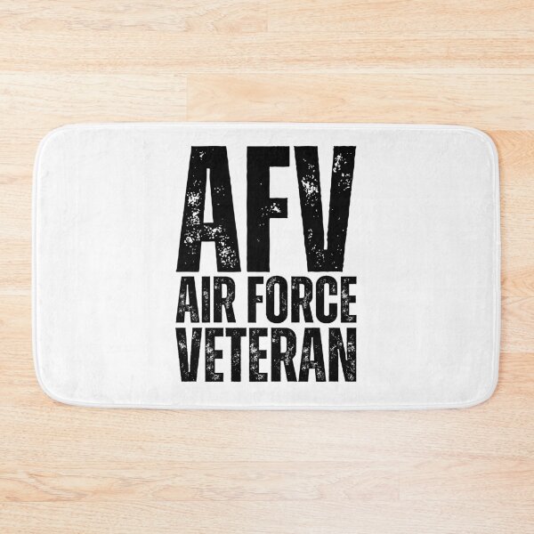 Item preview, AFV Air Force Veteran – Bold Distressed Military Design Honoring U.S. Airmen Black Lettering designed and sold by GFamilyC.