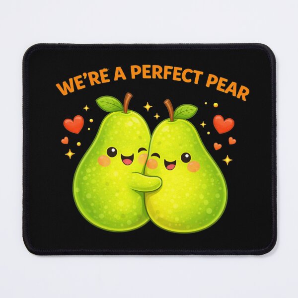 Item preview, We’re a Perfect Pear Cute Pun designed and sold by Papier Atelier Art.