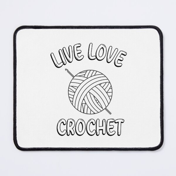 Item preview, Live Love Crochet Yarn And Hook designed and sold by Sartoris Art.