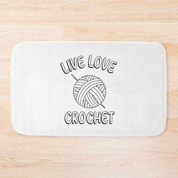 Item preview, Live Love Crochet Yarn And Hook designed and sold by Sartoris Art.