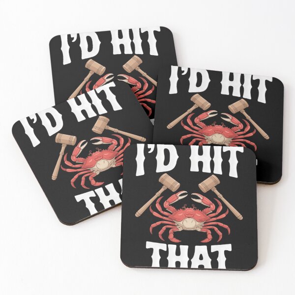 Item preview, Crab Lovers I_d Hit That Funny Maryland Seafood Fan designed and sold by sterabamineh.