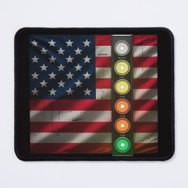 Item preview, American Flag Drag Racing Strip Tree Light for Dragster designed and sold by gerardostokes.