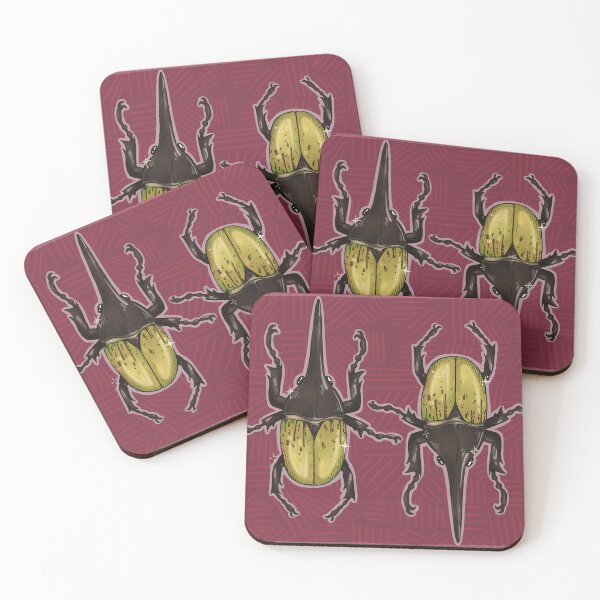 Item preview, hercules beetle pair designed and sold by leafsquid-arts.