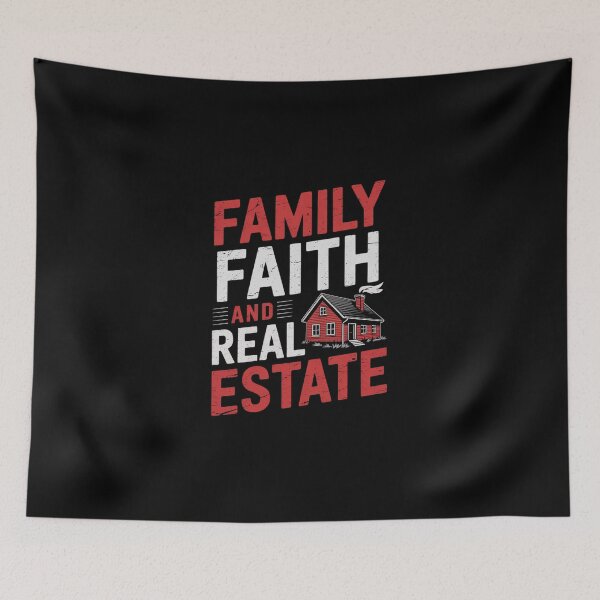 Item preview, House Broker - Family Faith Real Estate Agent designed and sold by DigitaldeligArt.