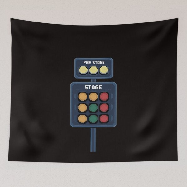 Item preview, American Flag Drag Racing Strip Tree Light Dragster designed and sold by cherylbartlett.