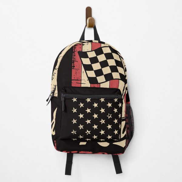 Item preview, American Flag Dirt Track Racing Car Bike Driver Racer Gift designed and sold by cherylbartlett.