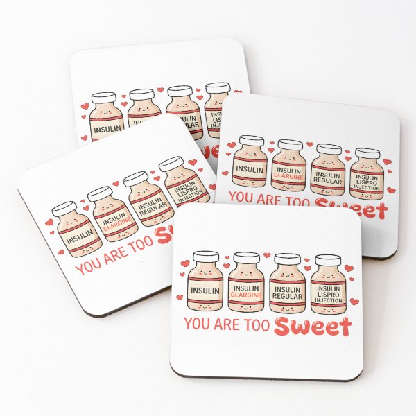 Item preview, Funny Nurse Valentine Shirt,  You Are Too Sweet –  Insulin Bottle  designed and sold by Shivartdesign36.