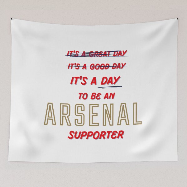 Artikelvorschau, Heute ist ein Tag für Arsenal-Fans. entworfen und verkauft von Niche Fandoms R Us.