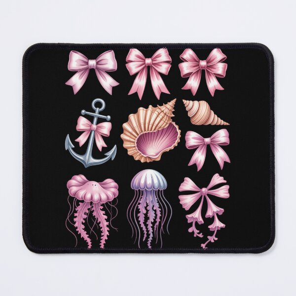 Item preview, Coquette Bow Pink Pearls Anchor Seahorse Cruise Trip designed and sold by sterabamineh.