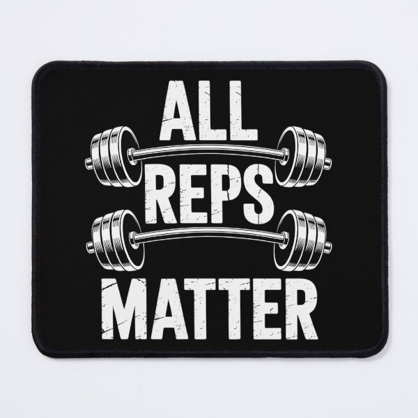 Item preview, ALL REPS MATTER Barbell Weightlifting Motivational designed and sold by joedavila.