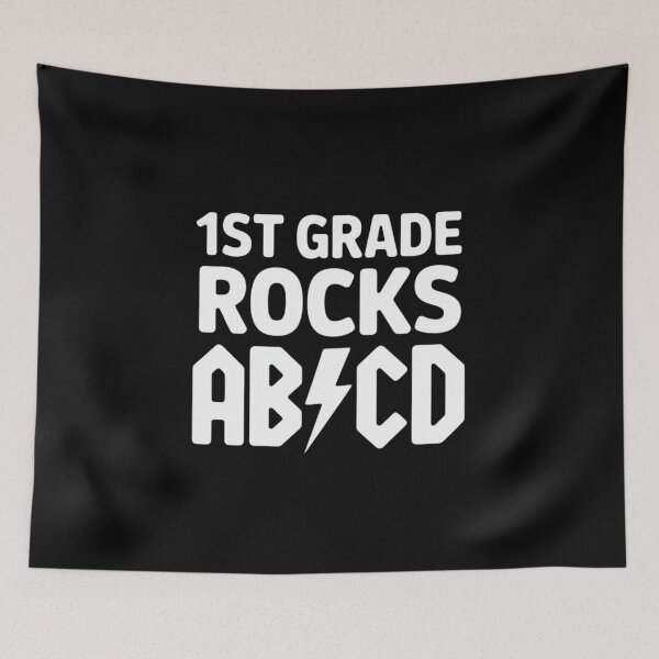 Item preview, ABCD First Grade Rocks Boys Back to School Girls 1st Grader designed and sold by joedavila.