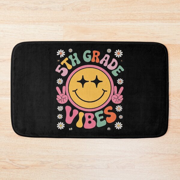 Item preview, 5th Grade Vibes Smile Face Back to School Fifth grade designed and sold by joedavila.