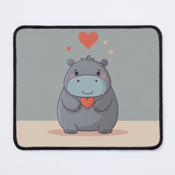 Item preview, Aesthetic Valentine Hippo designed and sold by NeatThingLover.