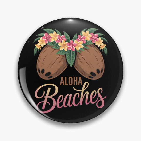 Item preview, Coconut Bra Flower Boobs Hawaii Aloha Beaches Funny designed and sold by sterabamineh.