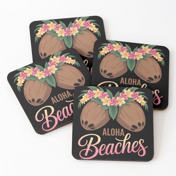 Item preview, Coconut Bra Flower Boobs Hawaii Aloha Beaches Funny designed and sold by sterabamineh.