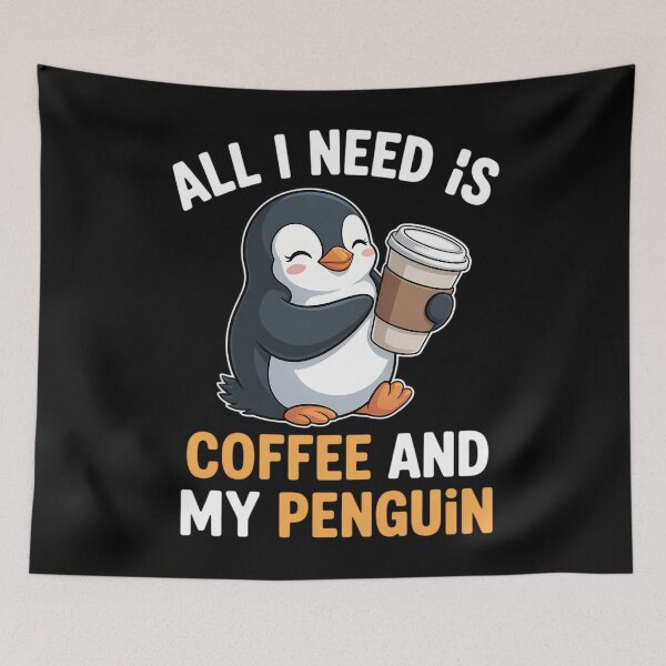Item preview, Coffee and my Penguin Sea Bird King Emperor Penguin designed and sold by sterabamineh.