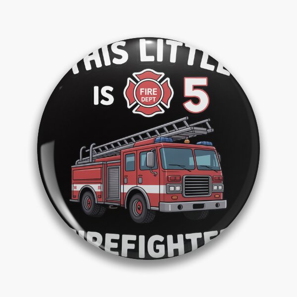 Item preview, 5 Year Old Firefighter Birthday Party Fire Truck 5th Gift designed and sold by gerardostokes.