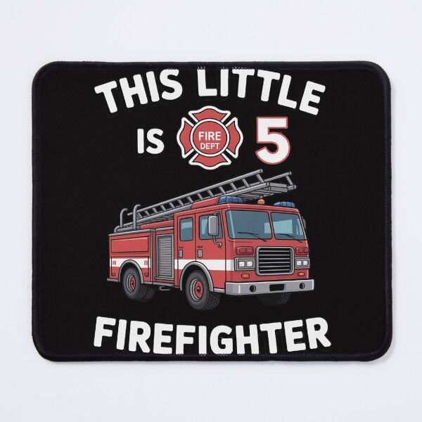 Item preview, 5 Year Old Firefighter Birthday Party Fire Truck 5th Gift designed and sold by gerardostokes.