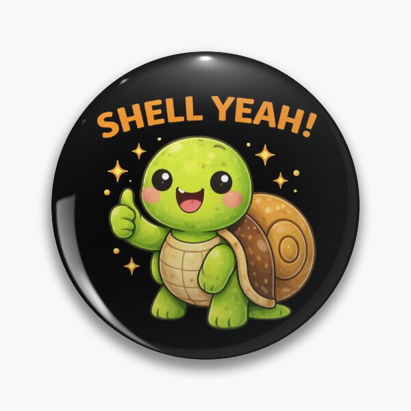 Artikelvorschau, Shell Yeah Funny Turtle Word entworfen und verkauft von Papier Atelier Art.