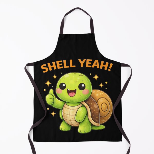 Item preview, Shell Yeah Funny Turtle Pun designed and sold by Papier Atelier Art.