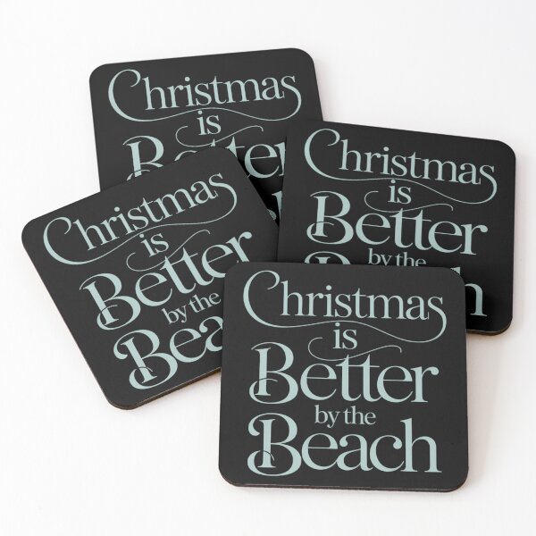 Item preview, christmas is better by the beach designed and sold by tiekanamac.