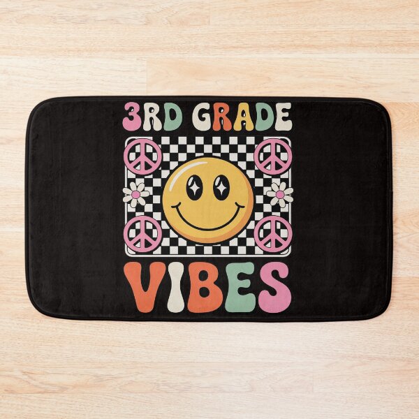 Item preview, 3rd Grade Vibes Smile Face Back to School Third grade designed and sold by cherylbartlett.