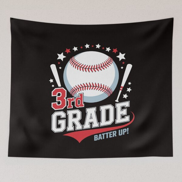 Item preview, 3rd Grade Batter Up Back To School Baseball Player designed and sold by cherylbartlett.