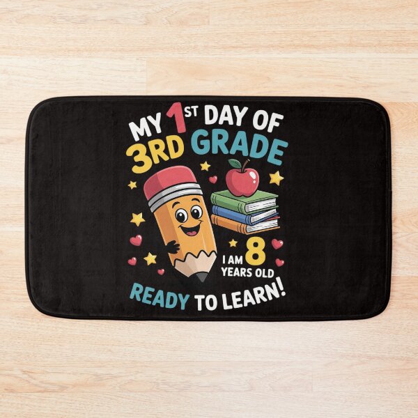 Item preview, 3rd Grade Back to First Day of School designed and sold by cherylbartlett.