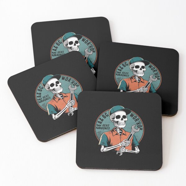 Item preview,  Skeleton Mechanic Holding Wrench Halloween Costume designed and sold by DigitaldeligArt.