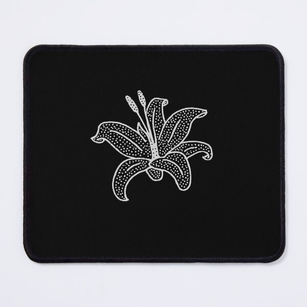 Item preview, Lily Flower Bloom Minimalist Dot Art designed and sold by ConcienciaEco.