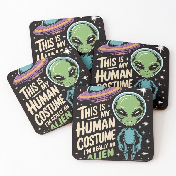 Item preview, Alien Believer UFO Sci Fi Costume Party Funny Alien designed and sold by cherylbartlett.
